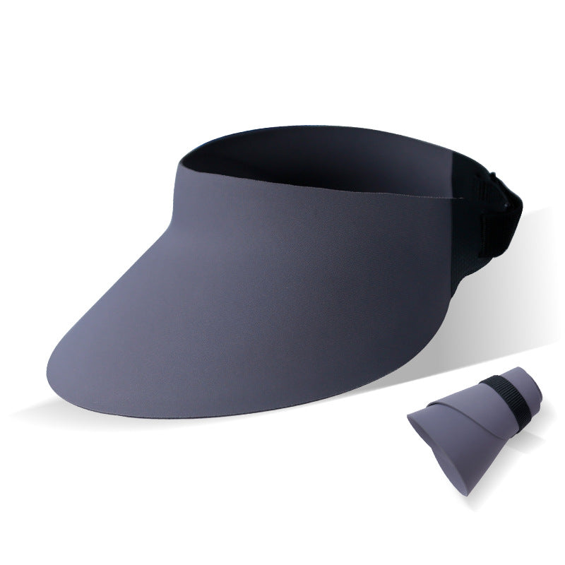 Wide-Brim UV Protection Sun Hat with Open Top Design