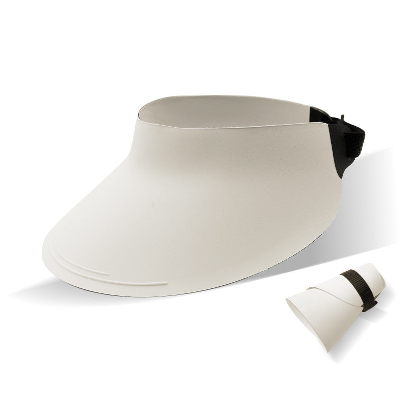 Wide-Brim UV Protection Sun Hat with Open Top Design