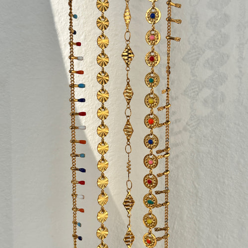 18K Gold-Plated Stainless Steel Tassel Waist Chain