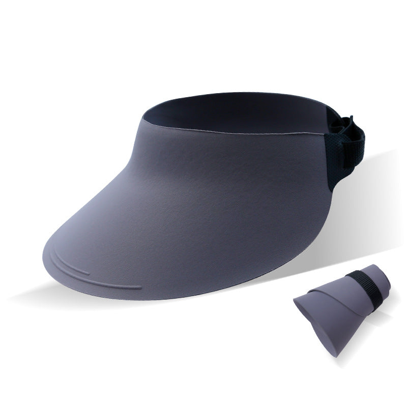 Wide-Brim UV Protection Sun Hat with Open Top Design