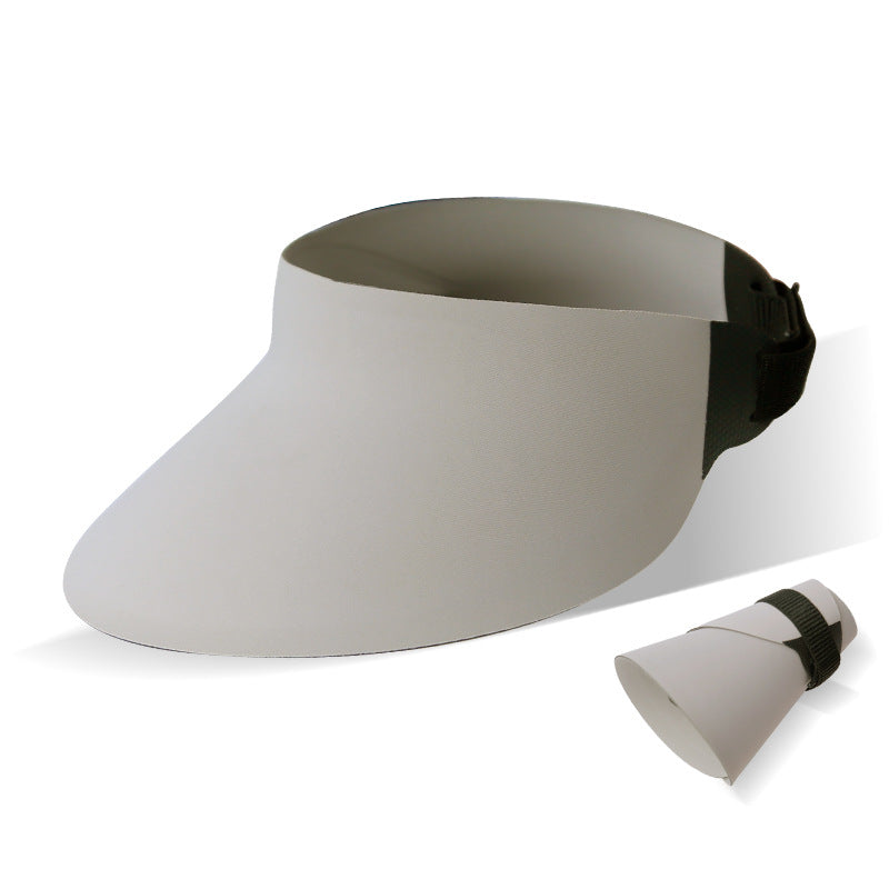 Wide-Brim UV Protection Sun Hat with Open Top Design