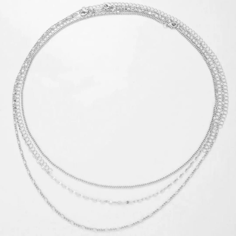 Triple-Layer Metal Chain Waist Chain Body Jewelry