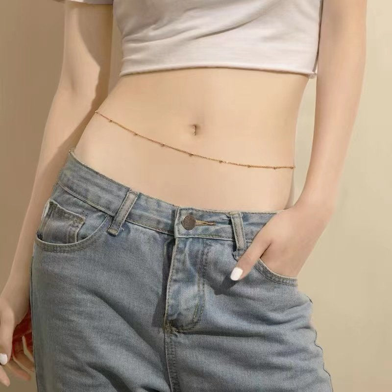 Rhinestone Tassel Multi-Wear Body Chain Necklace with Extension Chain