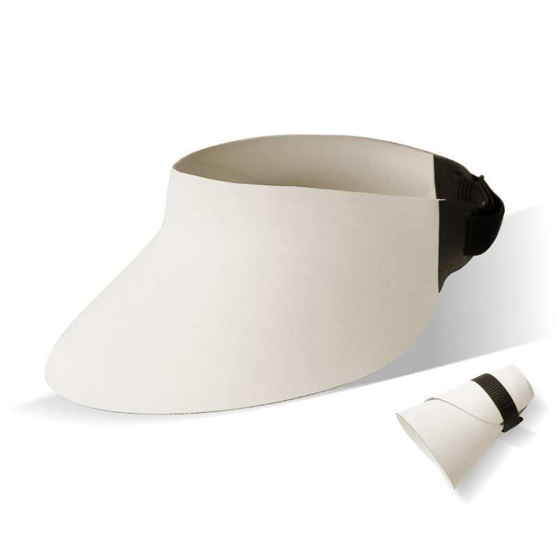 Wide-Brim UV Protection Sun Hat with Open Top Design