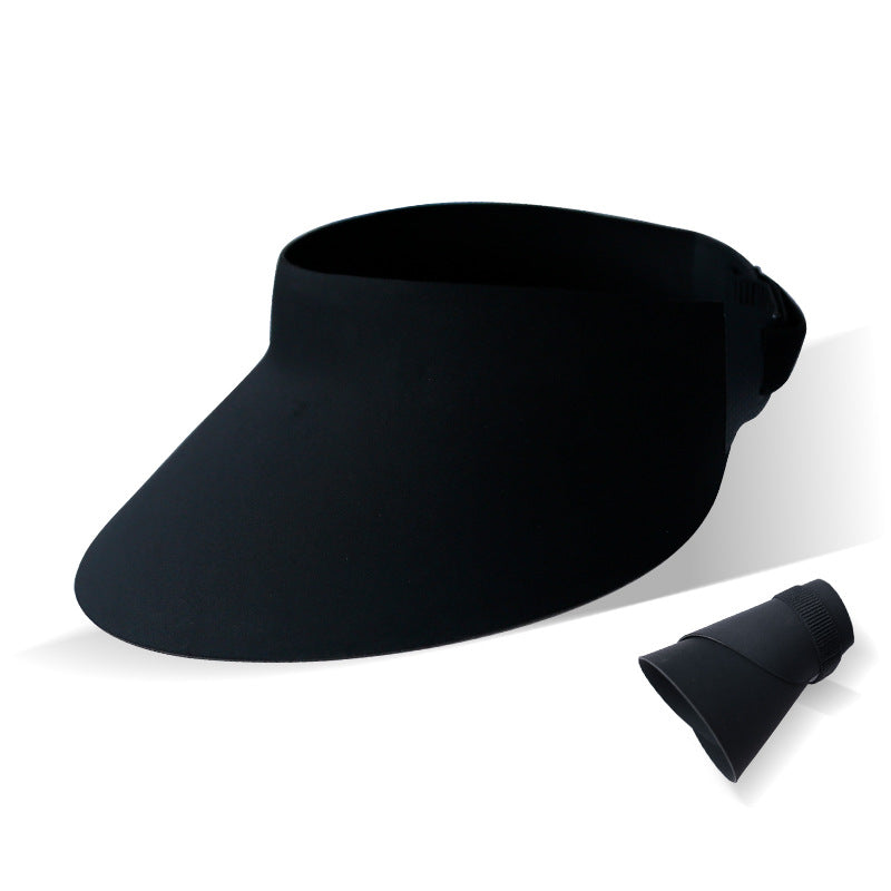 Wide-Brim UV Protection Sun Hat with Open Top Design